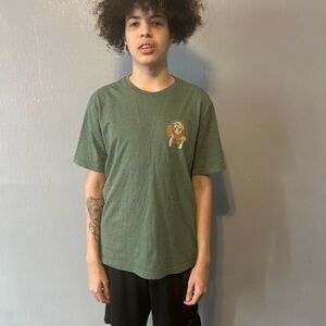 Izod Saltwater Relaxed Classics Forest Green Tee